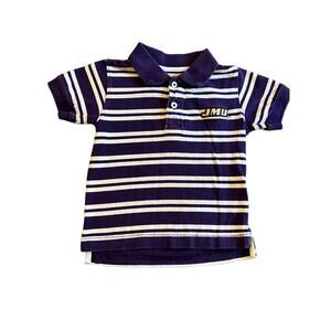 Vintage JMU Striped Polo - 2T Kids